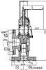 spring-type safety valve, DN40, PN10 