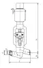 globe valve, DN32, PN25 