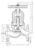 15с22п gland globe valve, DN40, PN40 