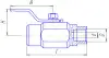 YAGT 10m.160.00.01.У ball valve, DN10, PN160 