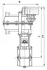 11тн641п ball valve, DN100, PN25 