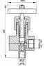 1с-17-1 globe valve, DN10, PN137 