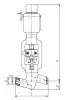 globe valve, DN40, PN373 