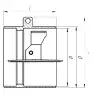 19с47нж swing check valve, DN600, PN16 