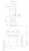 14с017п33-1 bellows globe valve, DN40, PN10 