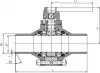 ball valve, DN200, PN80 