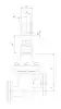 14с017п33-1 Bellow bellows valve, DN100, PN10 
