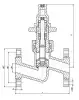 14нж20п straight globe valve, DN25, PN25 