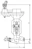 globe valve, DN32, PN25 