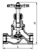 15кч33п straight globe valve, DN25, PN16 