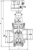 butterfly valve, DN150, PN137 