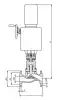 15с916п-ХЛ gland globe valve, DN32, PN16 