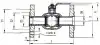 ball valve, DN80, PN16 
