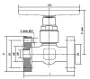 15с68нж-ХЛ globe valve, DN15, PN40 