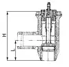 lift-type angle check valve, DN275, PN265 