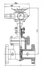 30с941нж cast gate valve, DN100, PN16 
