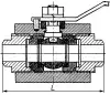 10нж909пМ ball valve, DN300, PN16 