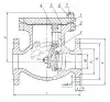 19с53нж swing check valve, DN50, PN40 