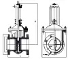 30ч906бр double-disk parallel valve with rising stem, DN150, PN16 