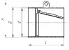 19с38нж swing check valve, DN25, PN40 