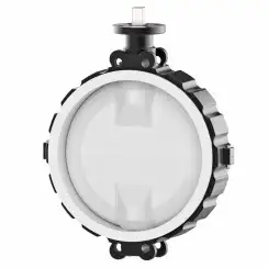 Wafer type lined butterfly valve and stainless steel with molybdenum disk and PTFE seat, DN500, PN16. PA200 series 