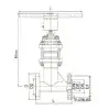 15с66п-ХЛ bellows valve with additional gland packing, DN15, PN16 