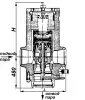 valve with 2-way steam inlet, DN250/300, PN40 