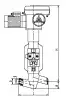globe valve, DN20, PN373 