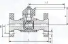 ball valve, DN50, PN40 
