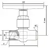 15с68нж globe valve, DN15, PN160 
