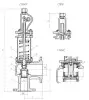 17с16нж spring-type safety valve, DN50, PN63 