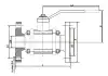 10лс10п ball valve, DN100, PN40 