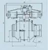 11лс(6)773п-ХЛ ball valve, DN500, PN80 