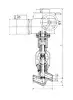 globe valve, DN40, PN373 