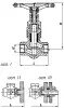 15нж68нж globe valve, DN15, PN16 