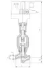 globe valve, DN20, PN373 