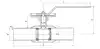 control ball valve, DN50, PN40 