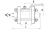 ball valve, DN20, PN63 