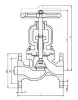 15с65нж globe valve, DN125, PN16 