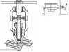 1с-9-2 globe valve, DN80, PN100 