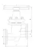 14с017ст6 Bellow bellows valve, DN100, PN10 
