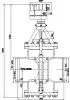 double-seat control valve, DN400, PN25 