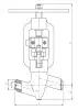 globe valve, DN65, PN98 