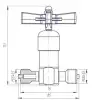 globe valve, DN5, PN250 