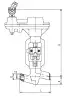 globe valve, DN65, PN235 