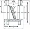 check valve, DN200, PN64 