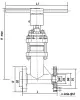 15с66нж-ХЛ bellows valve with additional gland packing, DN15, PN40 