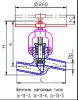 1с-11-5 globe valve, DN50, PN63 