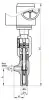 11с-7-4Э angle control valve, DN40, PN373 