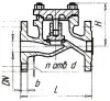 16нж10п lift check valve, DN100, PN16 